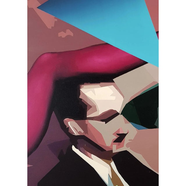 In his paintings, Radu Rodideal speaks about the concept of loneliness. Everybody is born alone and everybody dies alone....