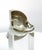 A striking example of sculptural jewelry design, this monumental ring showcases a substantial half-moon cabochon of...