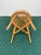 Mid-Century Modern Bamboo Rattan Stool, Italy, 1960s For Sale - Image 8 of 9