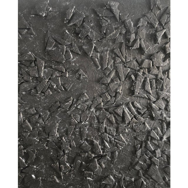 Original Mixed-Media Oil Painting on Canvas | Oversized Contemporary Abstract | Hand-Cut Paper Relief | Multi-Layered...