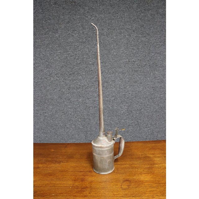 Antique Tin Oil Can With Long Spout For Sale In Philadelphia - Image 6 of 9