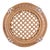 Antigua 30.5 in. Seat Height Round Rattan Bar Stool with Footrest, Natural Rattan For Sale In Chicago - Image 6 of 7
