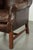 Vintage Cowhide Wing Armchair For Sale - Image 10 of 12