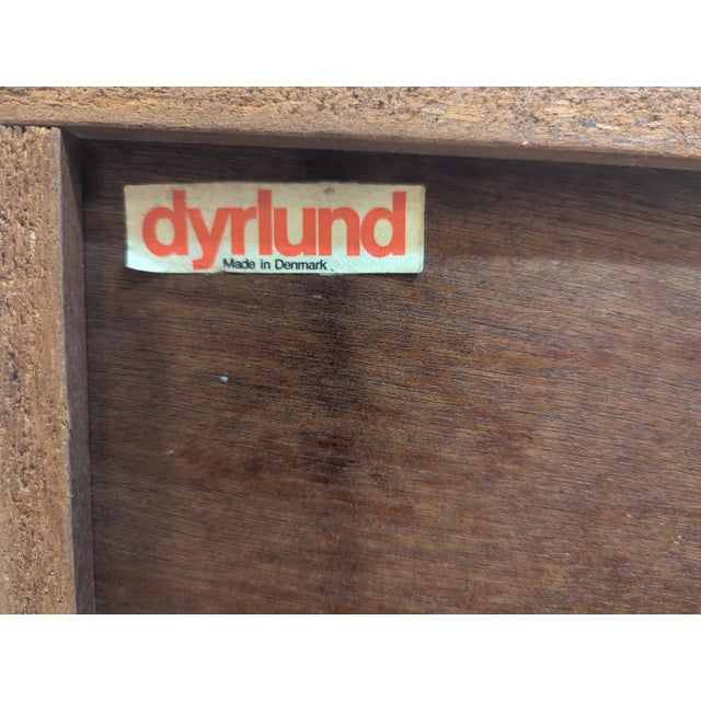 Danish Modern Mid Century Teak Sideboard Dyrlund For Sale - Image 11 of 12