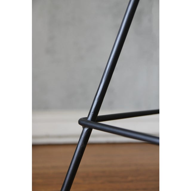 Shearling 'Tabouret' Swiveling Counter Stool by Understated Design For Sale In Los Angeles - Image 6 of 12