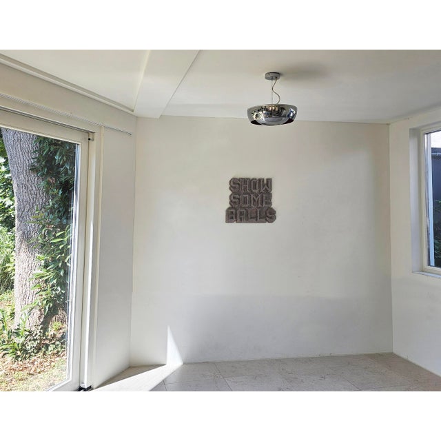 Wall Mounted Heavy Metal Sculpture from Jan Paul For Sale - Image 6 of 18