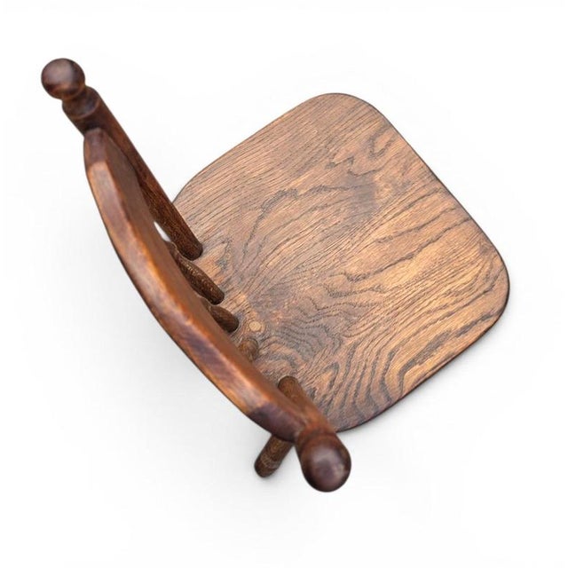 Victorian Oak Children's Stick Back Chairs, 1960s, Set of 2 For Sale - Image 9 of 15