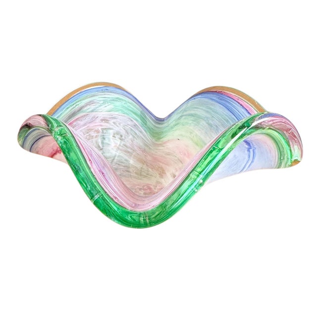 Mid-Century Modern Mid Century Murano Bowl For Sale - Image 3 of 9