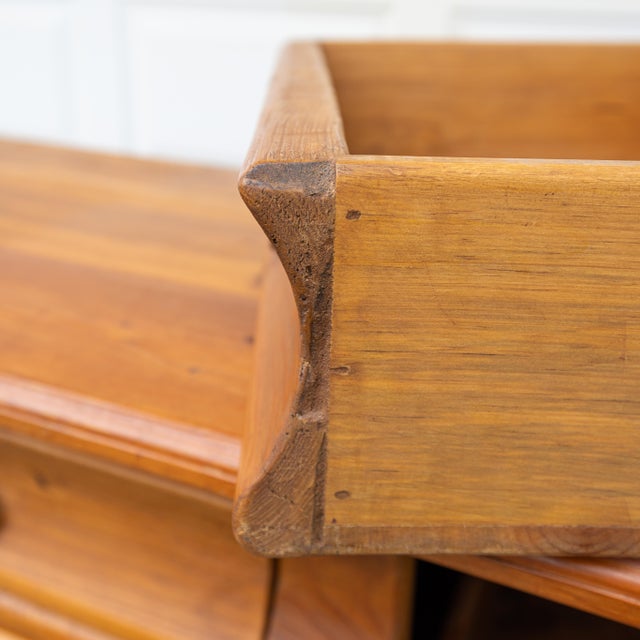 Vintage Rustic Modern Solid Pine Handcrafted Six-Drawer Dresser With Natural Patina For Sale - Image 14 of 18