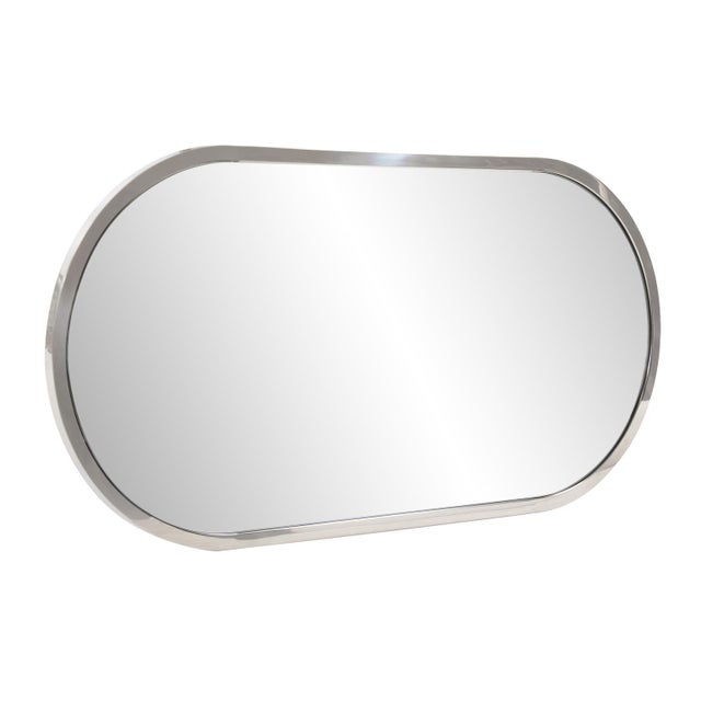 2020s Simone Capsule Stainless Steel Mirror For Sale - Image 5 of 10