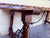 19th Spanish refectory desk table with solomonic legs and iron stretcher Original perfect condition Top table in perfect...