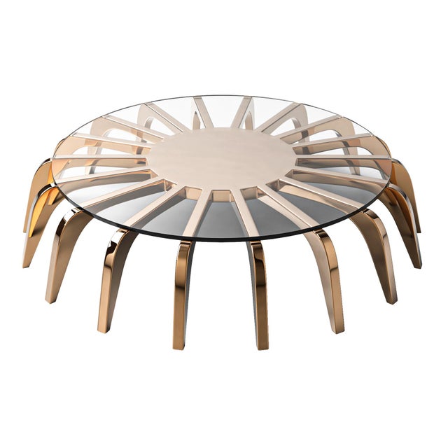Art Deco "Safari" Coffee Table With Bronze, From the Safari Collection For Sale - Image 3 of 4