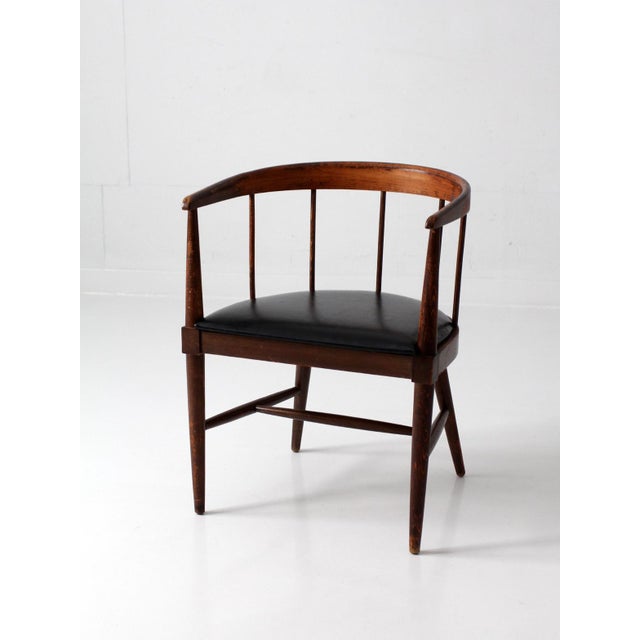Mid 20th Century Mid-Century Danish Modern Spindle Back Chair For Sale - Image 5 of 18