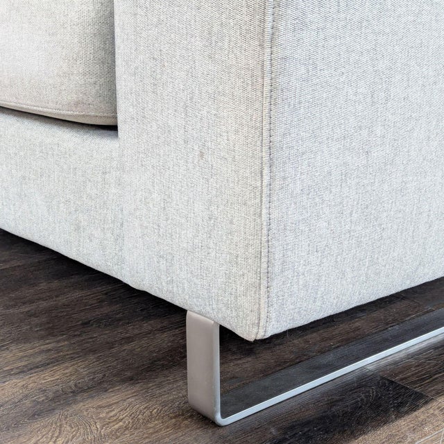 BoConcept Modern Light Gray Sectional With Adjustable Headrests For Sale - Image 11 of 11