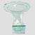 Epic fluted oval top and ruffled edge hand blown art glass vase by Tony Evans. Measures 21.5" W x 22.5" H x 13.0" D. No...