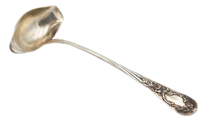 Silver Sauce Spoon for Ambidextrous Users