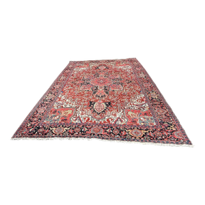 9ft 4in × 12ft 4in Iranian Hariz Area Rug With Jewel Tones