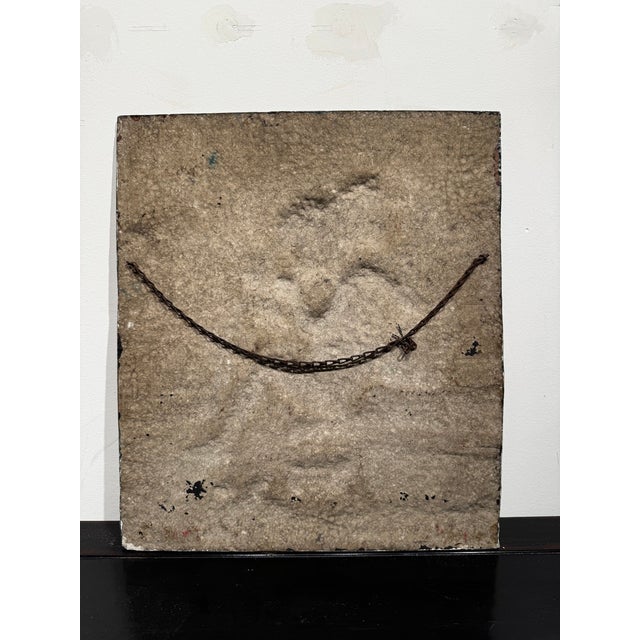 Vintage Figural Bas-Relief Wall Plaque With Children and Grapes For Sale - Image 12 of 12