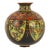 Japanese Cloisonne Enamel Phoenix Butterfly Floral Vase Meiji Period For Sale