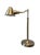 Modern Ralph Lauren Home Adjustable Brass Desk Lamp – Antique Brass Finish, Classic Bell Shade, Luxury Office Lighting For Sale - Image 3 of 10