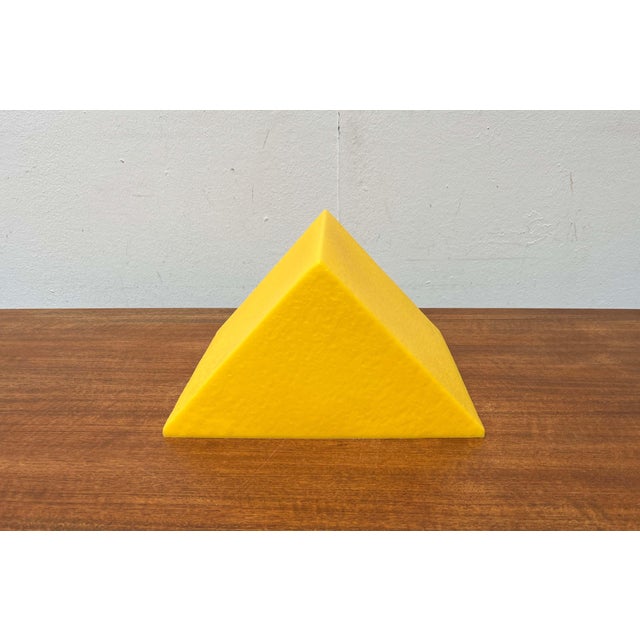 Postmodern Yellow Prism Shape Floor or Table Lamp from Heico, 1980s For Sale - Image 15 of 18