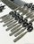 Transitional William-Sonoma Alton Pewter Flatware Set - 60 Pieces For Sale - Image 3 of 4