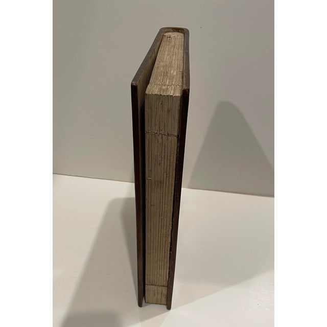 Folk Art 1930s Wooden Book Form Folk Art Box For Sale - Image 3 of 6