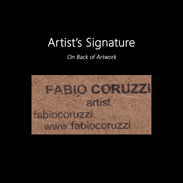 Gelateria - Original Abstract Figurative Color Drenched Mixed Media Artwork by Fabio Coruzzi For Sale - Image 9 of 9