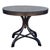 Late Victorian Polished Oak Bent Wood Oval Dining Table by Mundus Thonet For Sale In Los Angeles - Image 6 of 9