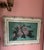 Paint Antique Hand-Painted on Glass Pink Roses-Ornate Gesso Frame For Sale - Image 7 of 9