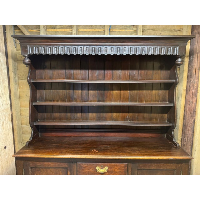 Wood Welsh Oak Dresser, 1860s For Sale - Image 7 of 12