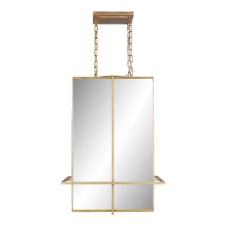 Thom Filicia by Visual Comfort Studio Dresden 4-Light Medium Lantern Pendant in Coastal Gild For Sale