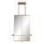 Thom Filicia by Visual Comfort Studio Dresden 4-Light Medium Lantern Pendant in Coastal Gild For Sale