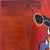 2020s Rainy Apartment 2 - Original Abstract Figurative Mixed Media Acrylic and Oil Pastel Painting on Canvas by Valerie Etitinwo For Sale - Image 5 of 9
