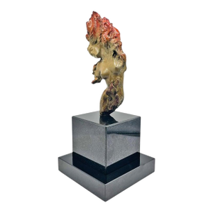 Ira Reines “Fire” Bronze Sculpture, Five Elements Series, Signed & Numbered