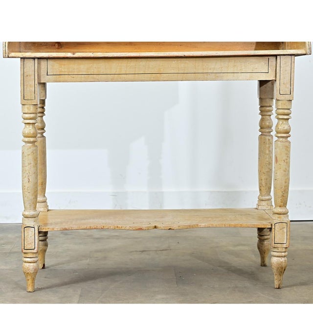 English 19th Century Faux Bois Vanity Table For Sale - Image 9 of 16