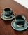 Ceramic Cups and Saucers from Holicska Szilvia, 2010s, Set of 4 For Sale - Image 4 of 5