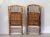 Vintage Bamboo and Rattan Folding Chairs - A Pair For Sale - Image 4 of 10