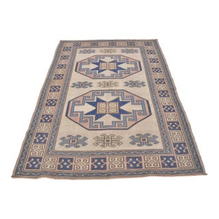 Antique Oushak Floral Carpet For Sale