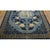 Antique 1880s Blue Classic Greek Key Chinese Peking Knotted Wool Small Rug For Sale - Image 9 of 9