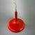 Orange Metal Ceiling Lamp, 1970s For Sale - Image 10 of 15