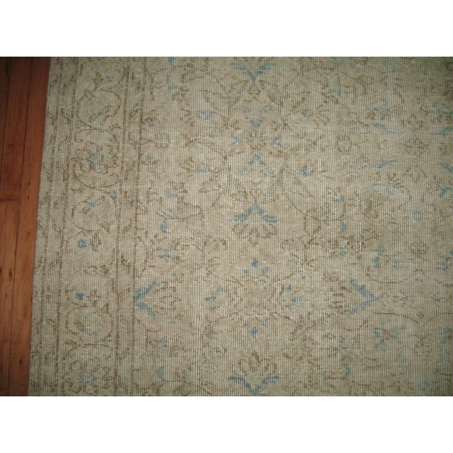 Early 21st Century Distressed Vintage Turkish Rug For Sale - Image 5 of 5