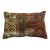 Antique Persian Mahal Shabby Chic Rug Pillow For Sale