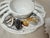 Vintage Handmade Italian White Majolica B. Altman Crab Clam Covered Pottery Dish For Sale - Image 13 of 14