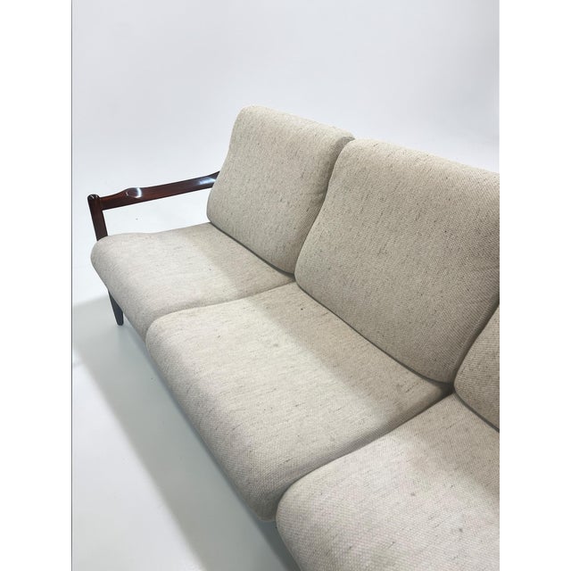 Sculptural Danish Sofa in the style of Arne Vodder & Grete Jalk, Denmark, 1960s For Sale - Image 12 of 15