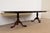 Baker Furniture Company Baker Furniture Style Georgian Banded Mahogany Double Pedestal Extension Dining Table, Newly Refinished For Sale - Image 4 of 13