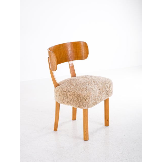 Brown Set of Birka Chairs attributed to Nordic Company by Axel-Einar Hjorth for Nordiska Kompaniet, 1930s For Sale - Image 8 of 16