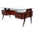 Mid-Century Modern Vittorio Dassi Desk, Wood and Glass, 1950s For Sale - Image 18 of 18