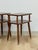 Vintage End Tables MCM Atomic Two-Tier Wood Laminate Pair Retro Accent For Sale - Image 9 of 15
