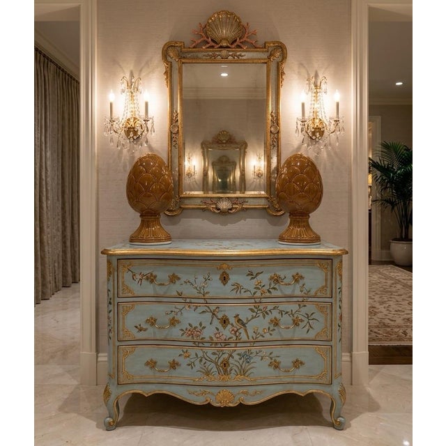 Ceramic Pair of Vintage Mid-Century Italian Ceramic "Pigna" Pinecone Finials For Sale - Image 7 of 10